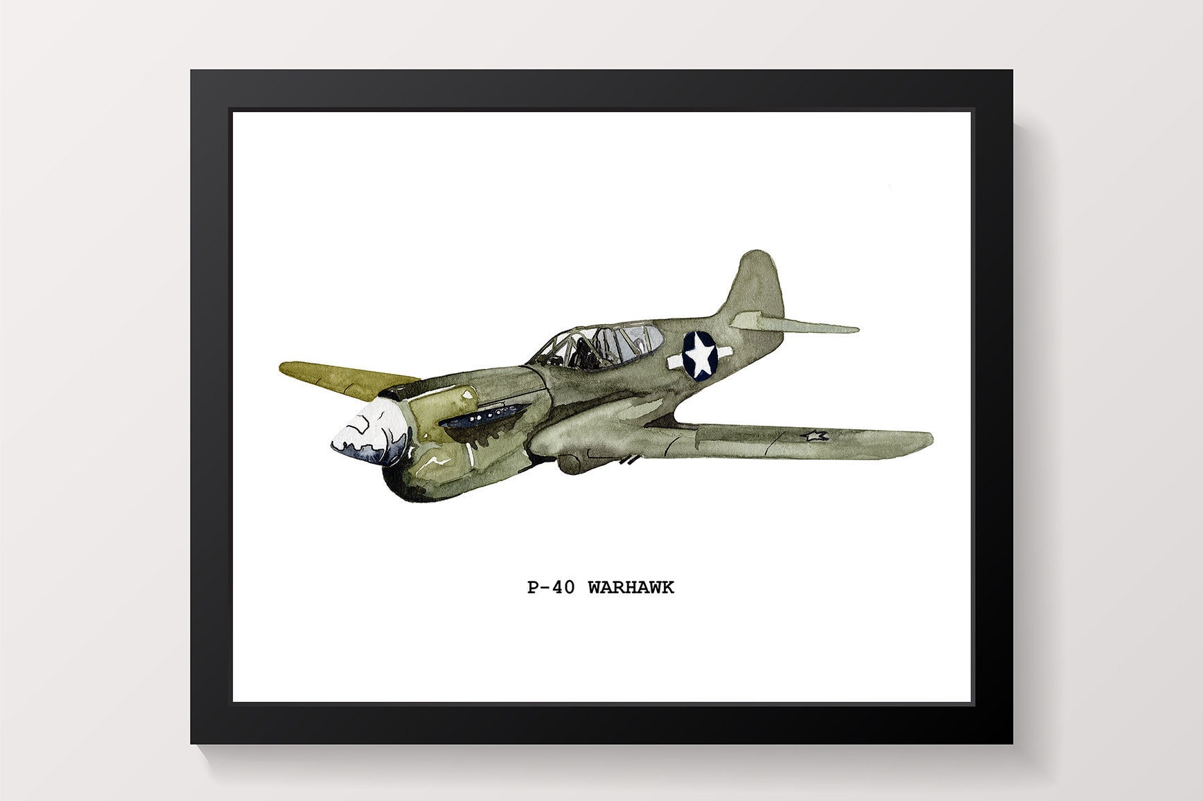 P40 Warhawk Print