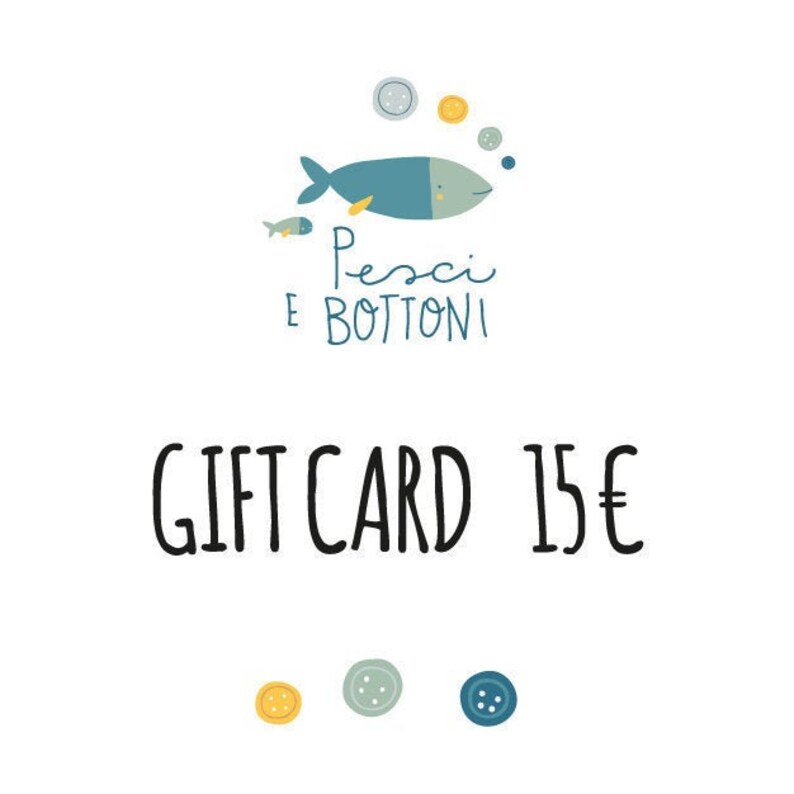 Gift card 15 euros