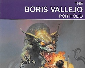 The Boris Vallejo Portfolio (Trade Size Paperback] Published in 2000 by Paper Tiger