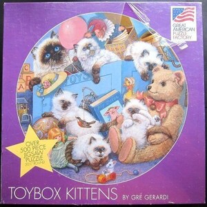 ToyBox Kittens By Gre Gerardi Over 500 Piece Jigsaw Puzzle