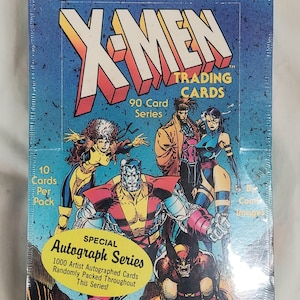 X-Men Autograph Series Trading Cards By Comic Images 1991 / Brand New Factory Sealed