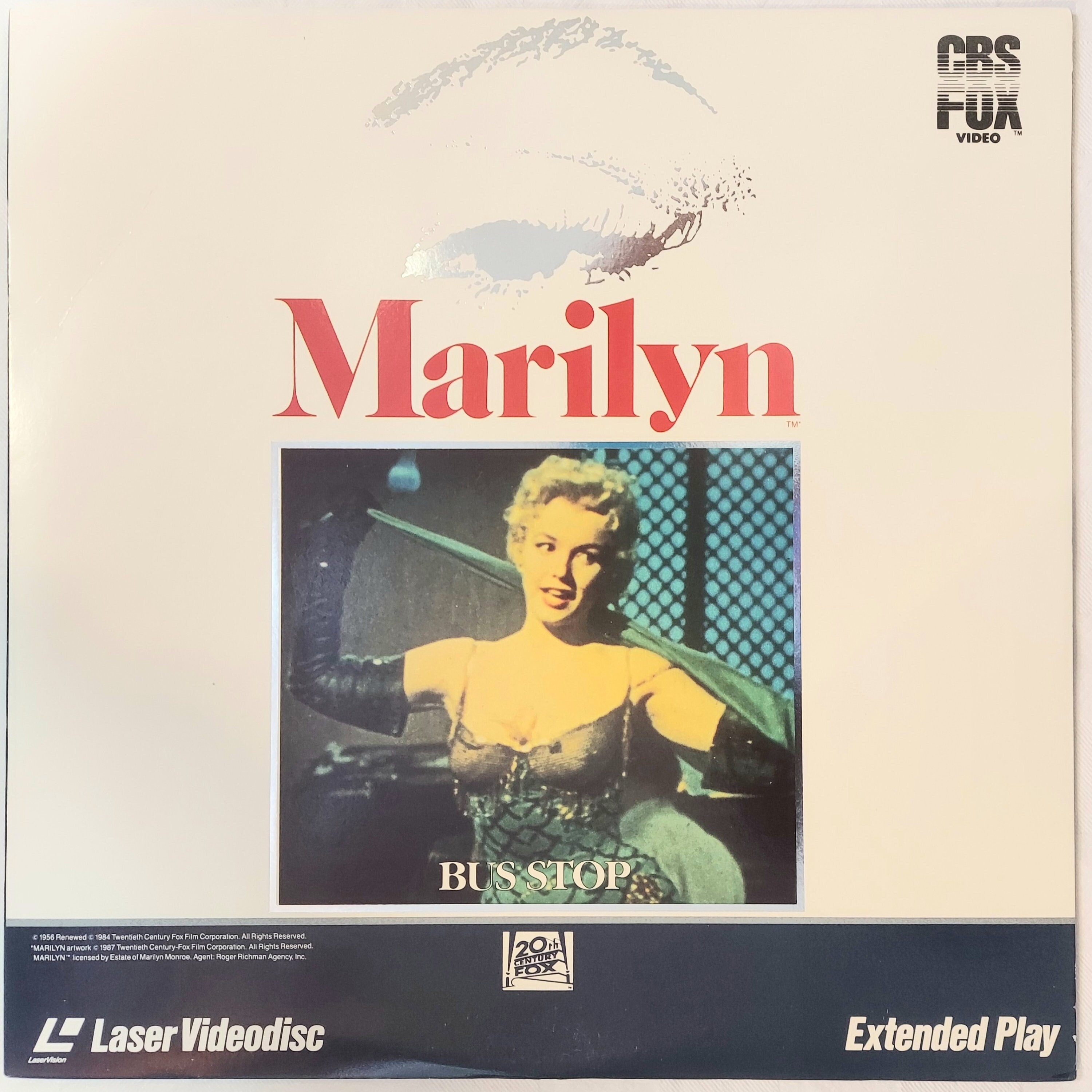 Bus Stop / Marilyn Monroe, Don Murray [Laser Disc Not DVD] Movie