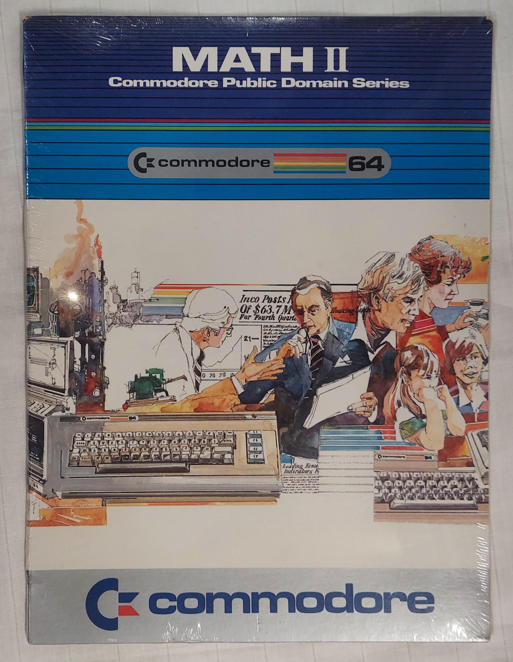 Commodore 64 Math II Public Domain Series / Still Brand New Sealed