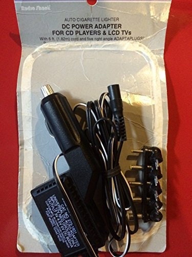 Auto Cigarette Lighter DC Power Adapter for CD Players & LCD Tvs