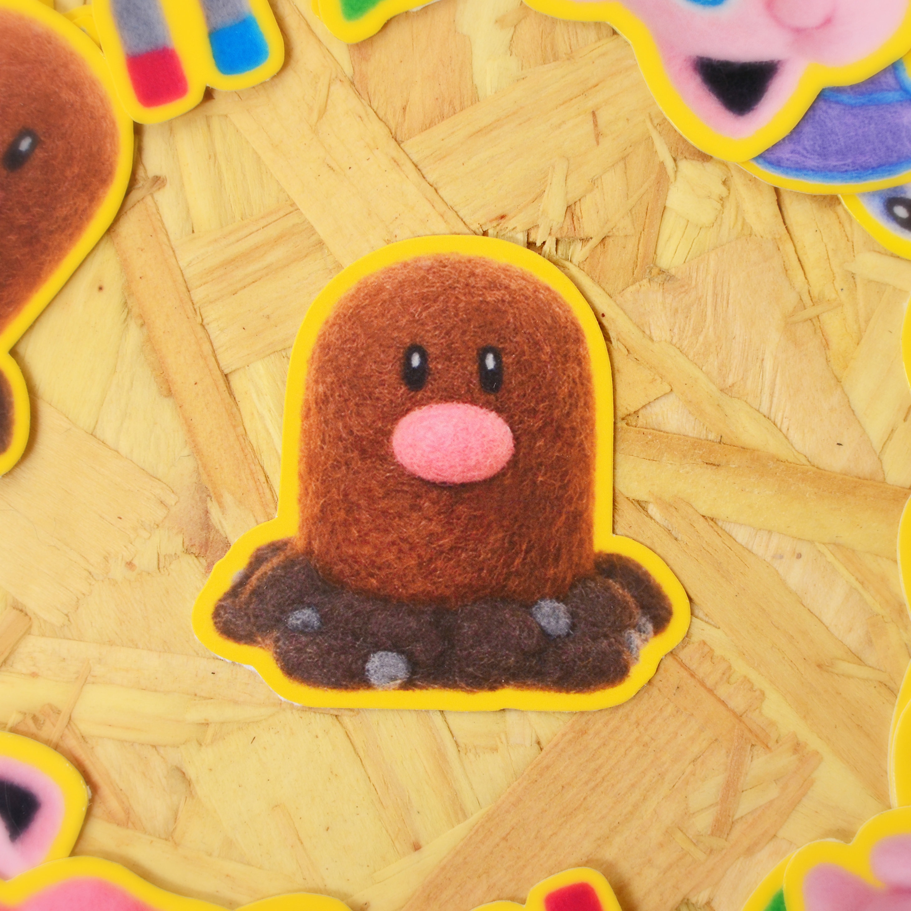 Diglett Die Cut Vinyl Sticker - Etsy