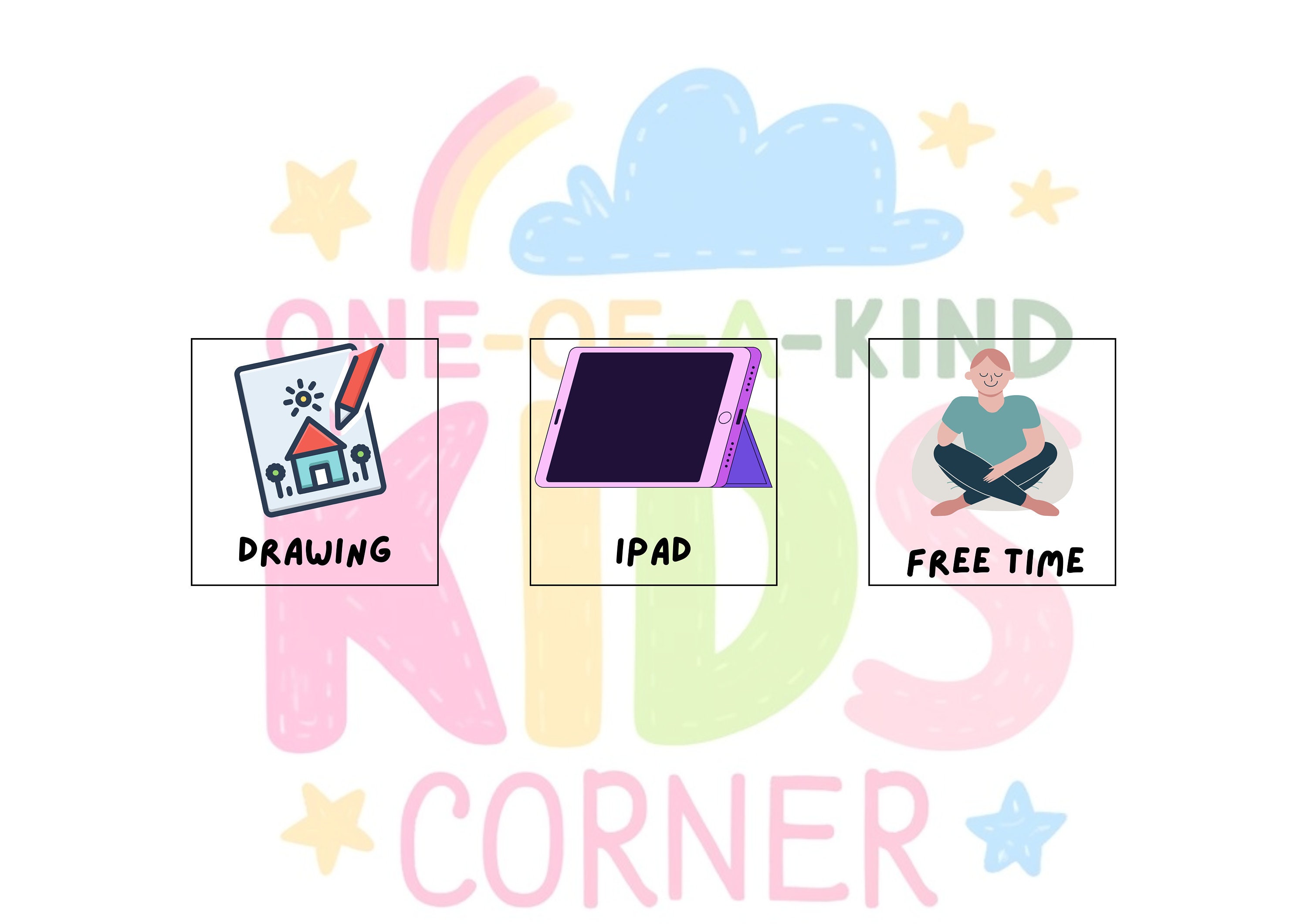 Ice Cream Reward Chart Behavior Chart Token Board Visual Aid Incentive