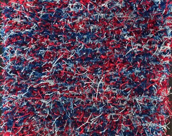 America the Blue-tiful! Double Yarn Kitchen or Bath Exfoliant Scrubby