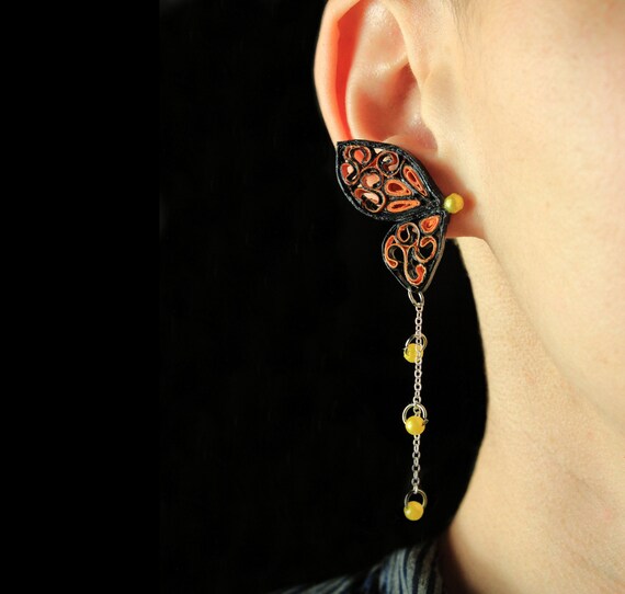 Quilling Butterfly Earrings Design | Blue Morpho Butterfly Pattern - YouTube