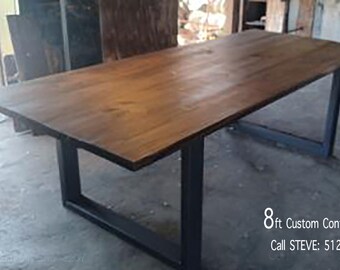 8ft Best Seller Conference Table - Industrial Style, Perfect for daily use.