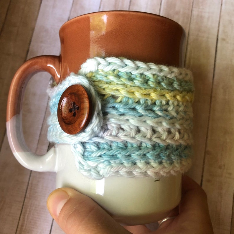 Snuggle Up Mug Cozy Pattern/ Crochet Pattern/ Crochet Cozy Pattern/ Mug Cozy Pattern image 4