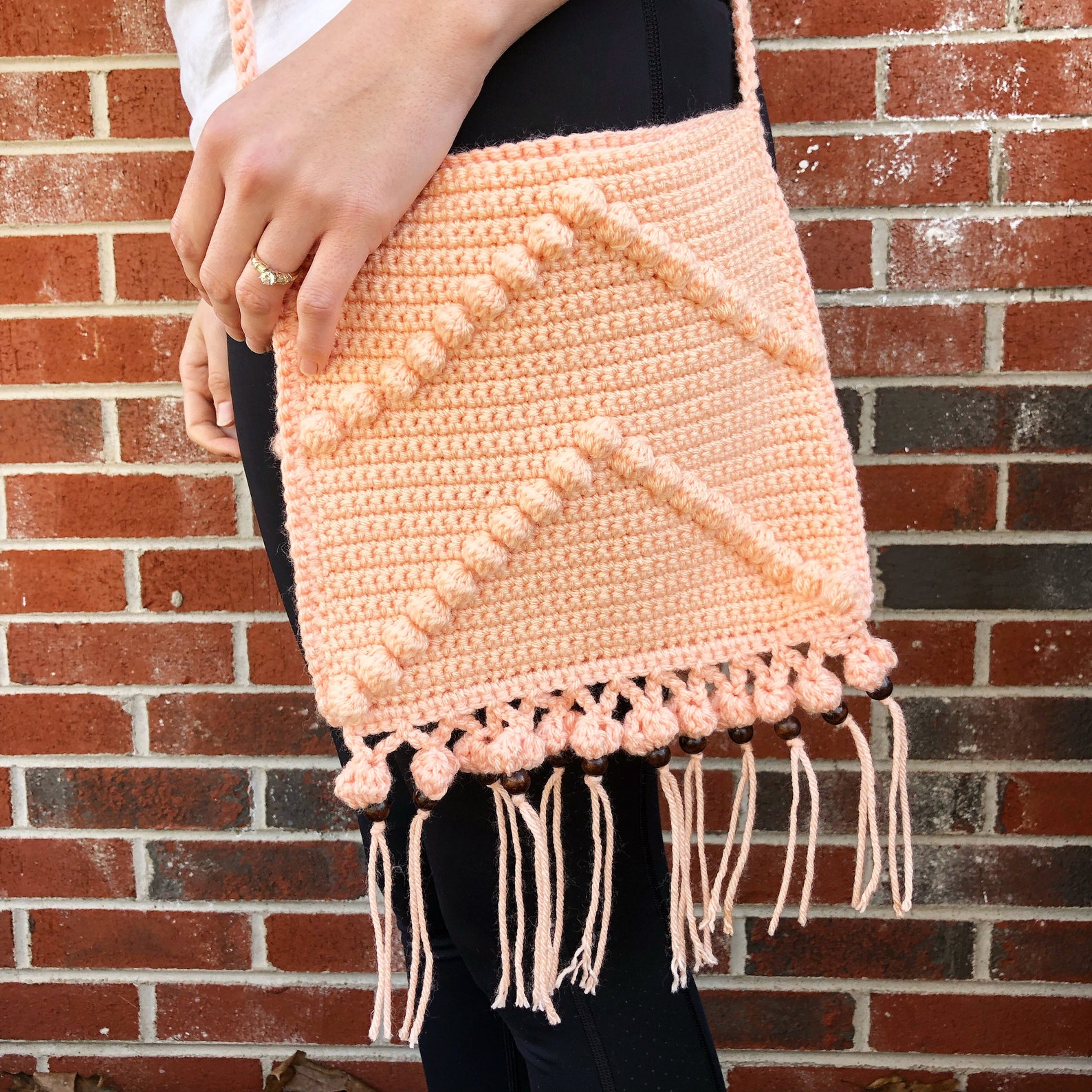 Boho Bobble Bag Crochet Pattern (PDF Download) - Etsy