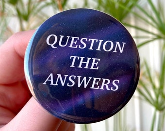 Question The Answers -  2.25" Button
