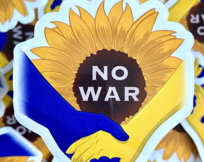 No War Glossy Sticker
