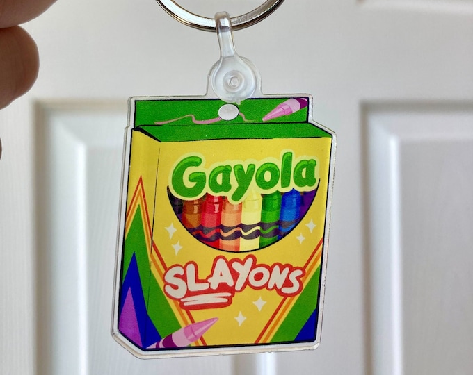 Gayola Slayons Acrylic Keychain
