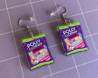 Polly Clothes Acrylic Earrings