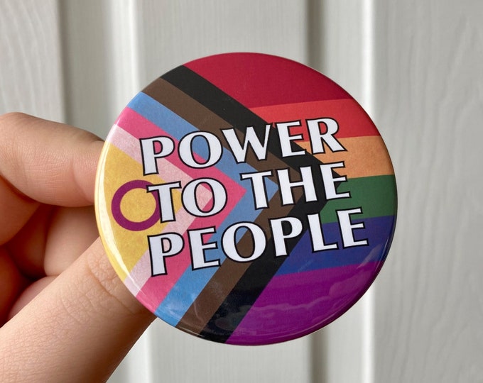 Power to the People - 2.25" Button