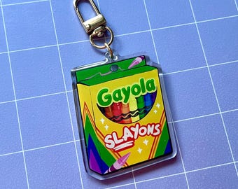 Gayola Slayons 2.5" Acrylic Charm Keychain