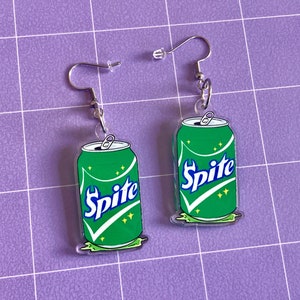Spite Can Acrylic Earrings