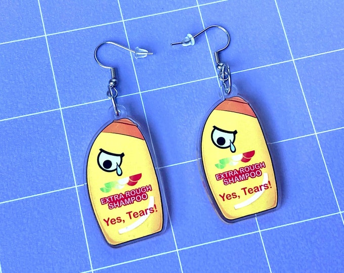 Yes Tears Shampoo Acrylic Earrings