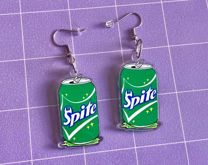 Spite Can Acrylic Earrings
