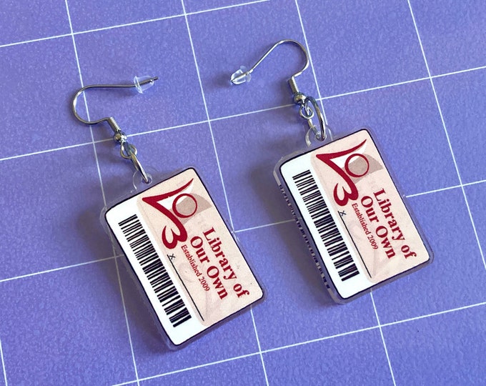 Library of Our Own Acrylic Earrings