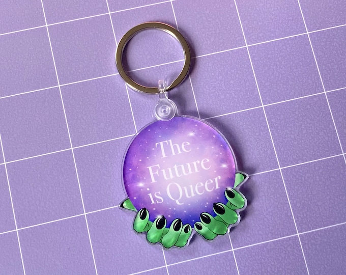 Nicole Brennan Draws x AstralxWitch - The Future Is Queer Keychain