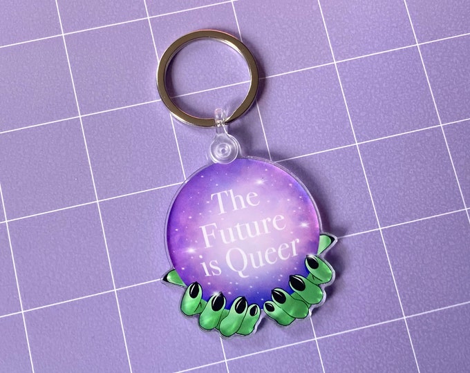 Nicole Brennan Draws x AstralxWitch - The Future Is Queer Keychain