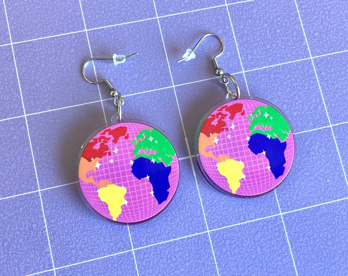 Global Community Acrylic Earrings