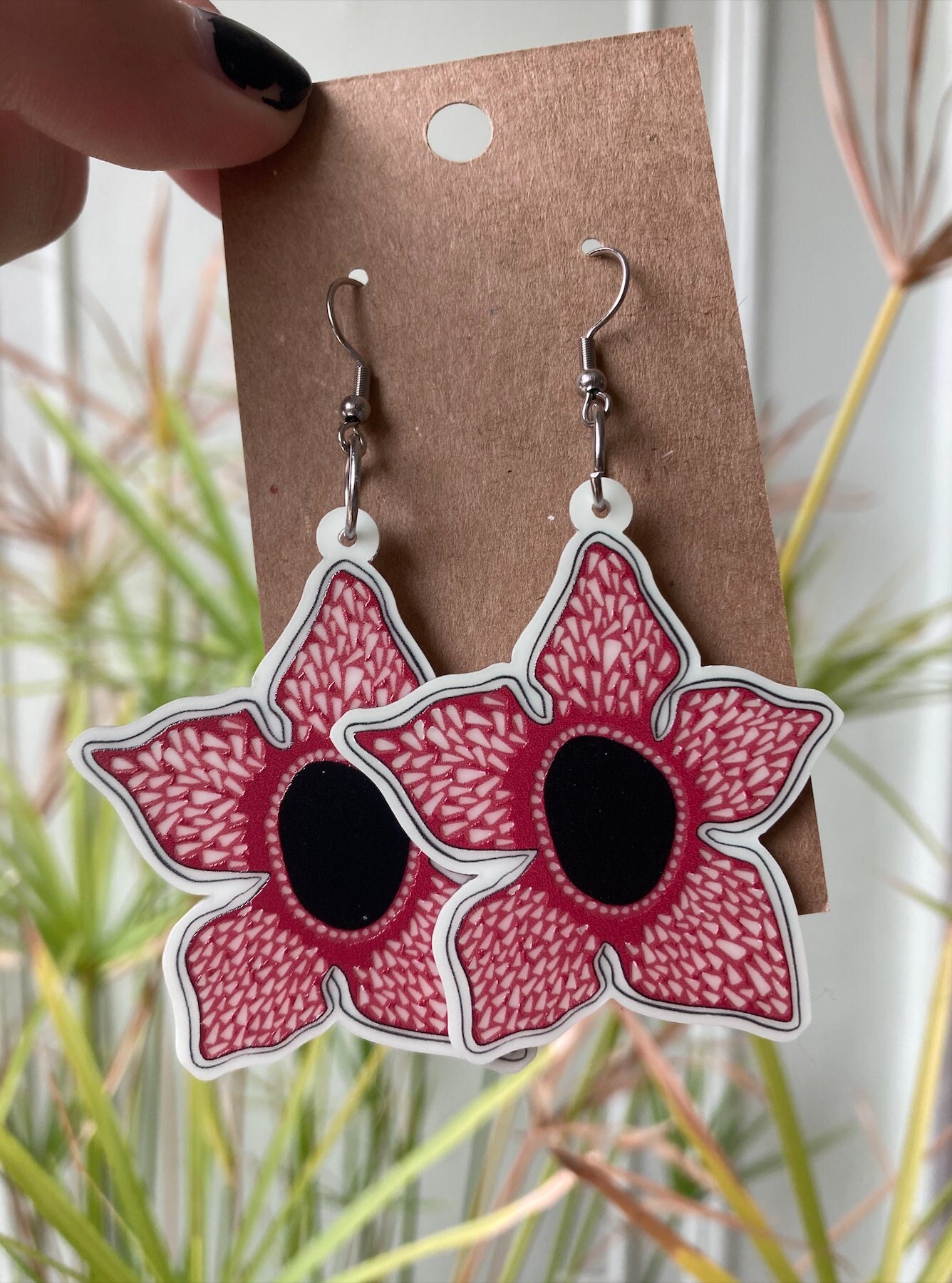 upside down earrings