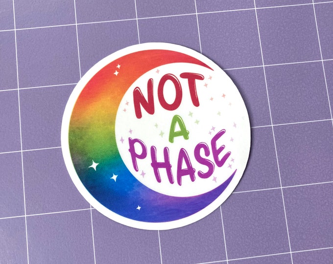 Nicole Brennan Draws x AstralxWitch - Not a Phase Sticker