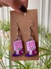 Dumb B*tch Juice Earrings | Lesbian Earrings | Funny Earrings | Big Earrings | LGBT | Gay | Lesbian | LGBT Pride | Alt 