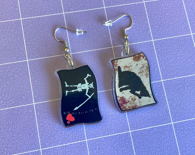 Pirate's Flags Acrylic Earrings