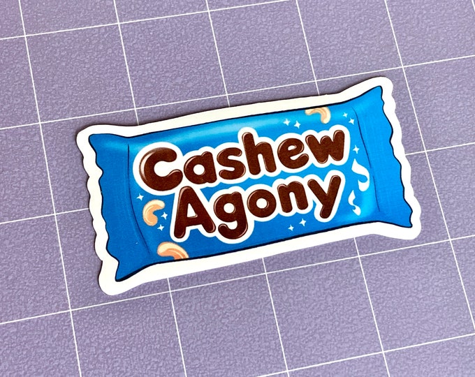 Cashew Agony Candy 3.5" Glossy Sticker