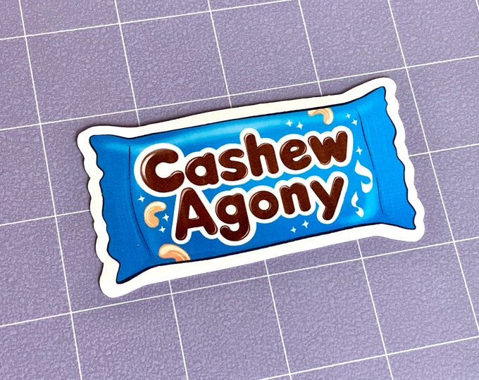 Cashew Agony Candy 3.5" Glossy Sticker
