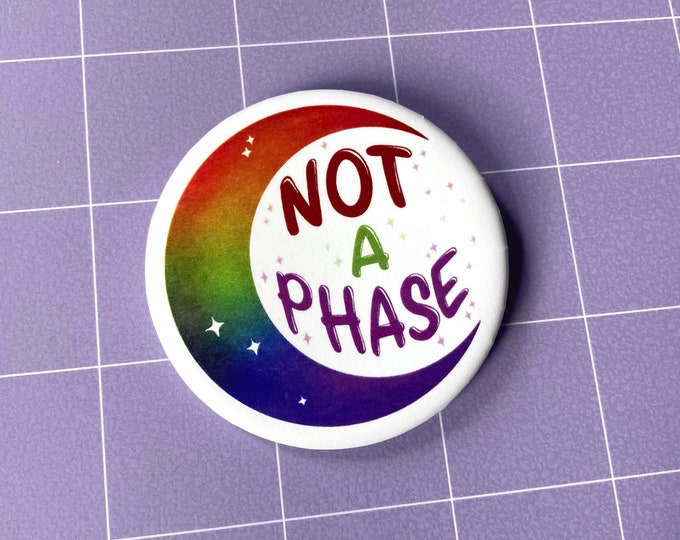 Nicole Brennan Draws x AstralxWitch - Not a Phase 2.25" Button