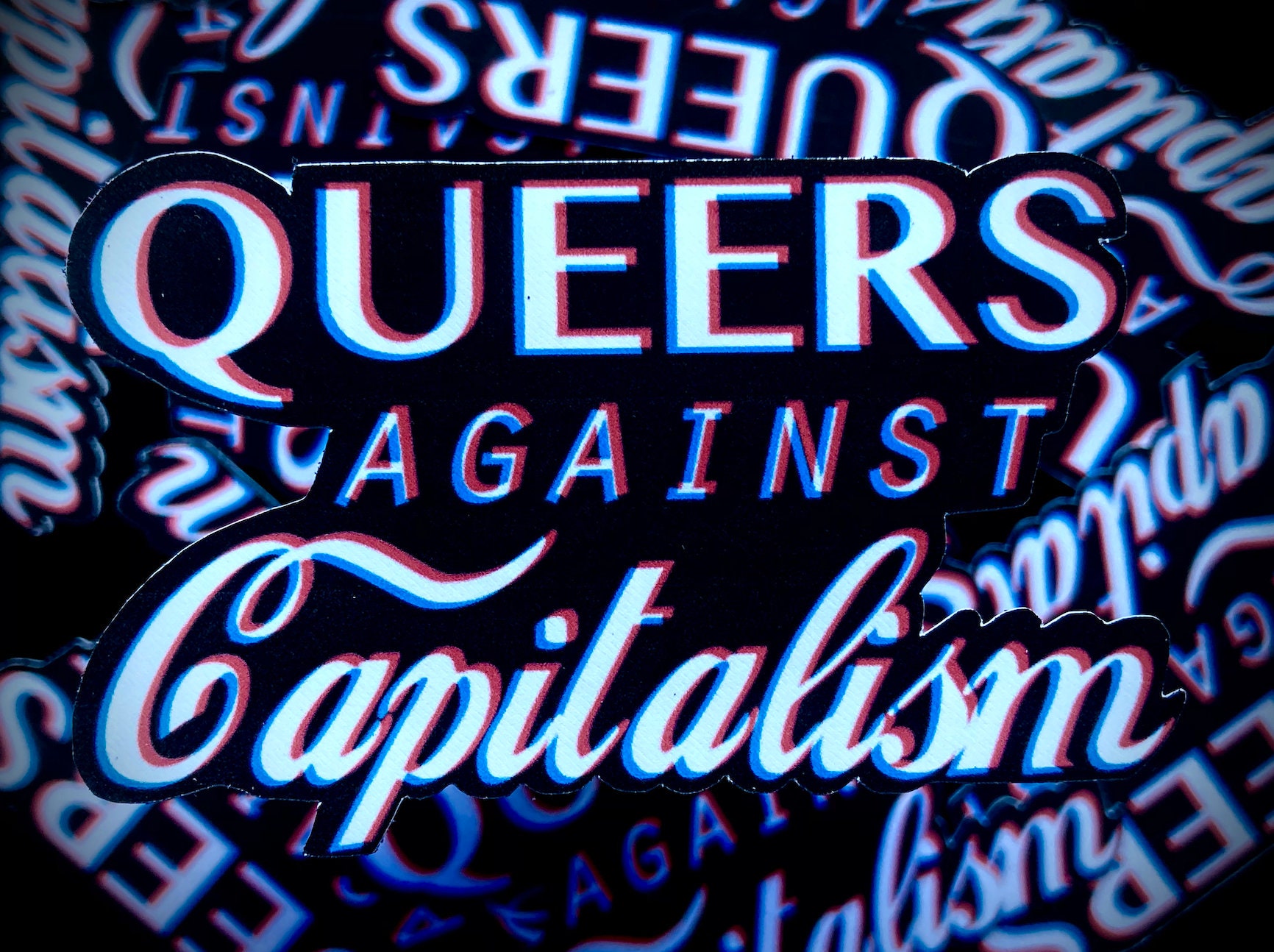 Queers Against Capitalism Sticker | Punk | Rebel | LGBT | Leftist | T…