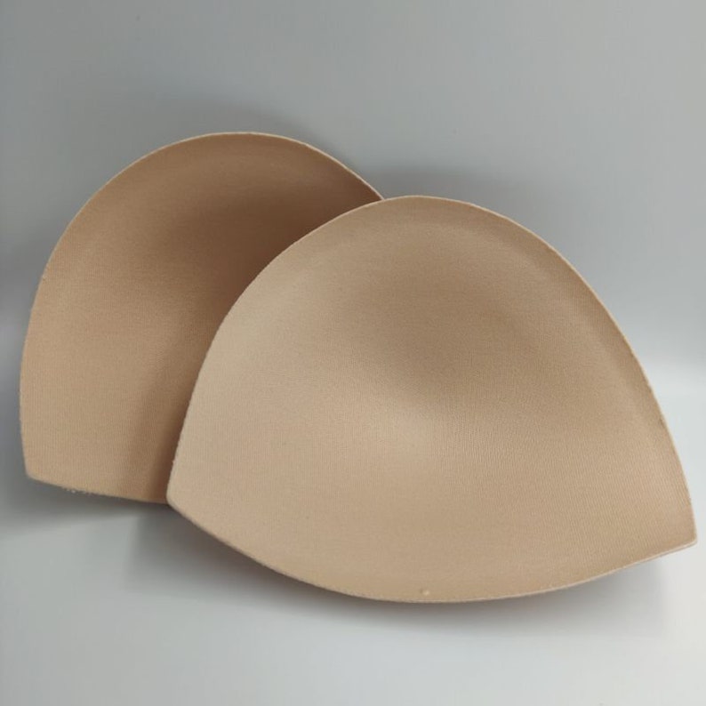 Rounded Foam Bra Inserts Pads Molded Bra Cups for Lingerie Etsy UK