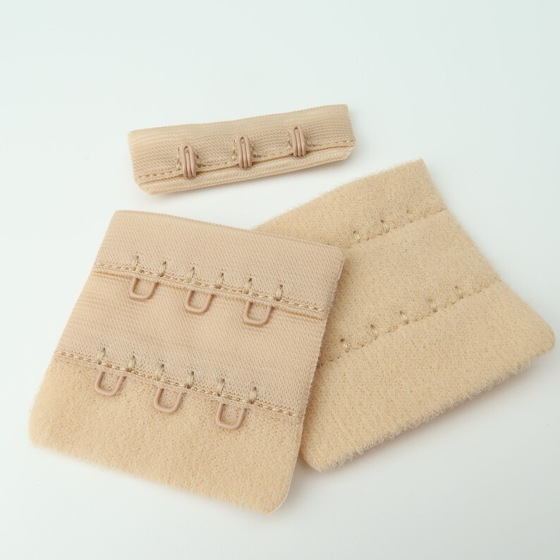 3 Colors Bra Closure Hook and Eyes 3 Hooks / 2 Rows 44 Mm 1 Etsy