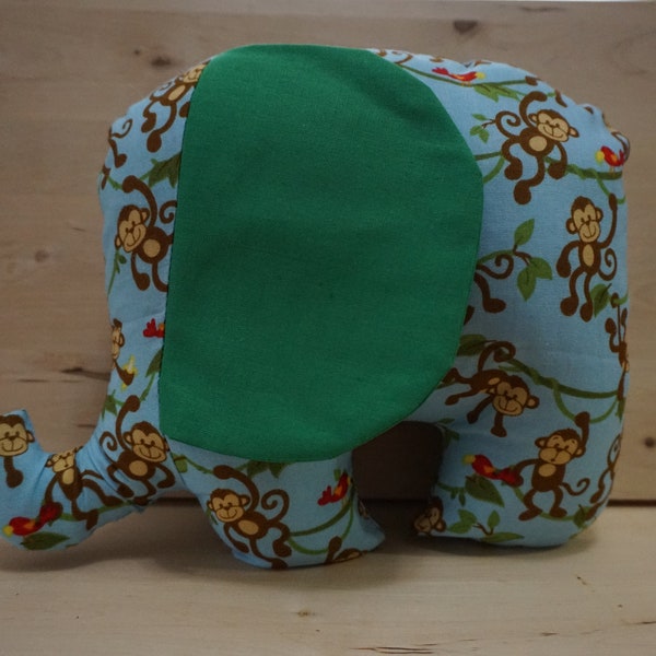 Elephant Pillow Plush // Elephant Plushie // Elephant Plush // Elephant Softie