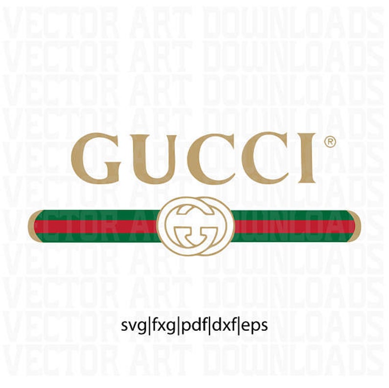 Download Gucci Washed Inspired Logo Vector Art PDF EPS SVG png | Etsy