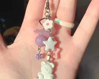 Heart Bear Phone/Bag Charm