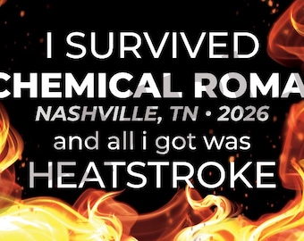 PRE ORDER: MCR Nashville bumper stickers