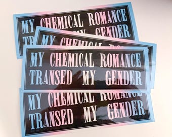 MCR transed my gender sticker