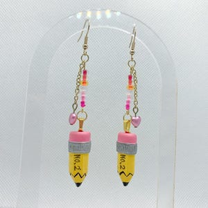 WLW/Lesbian Pride Pencil Earrings