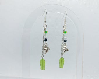 Aro Pride Dolphin Earrings