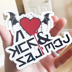 I heart MCR sticker - LLTBP verion