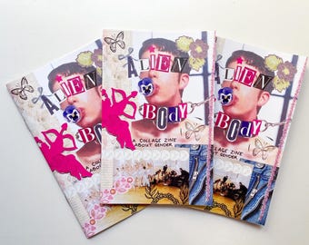 alien body: a collage zine about gender