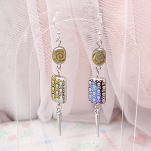 Spike Skull Earrings