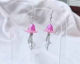 Flower Jellyfish Earrings