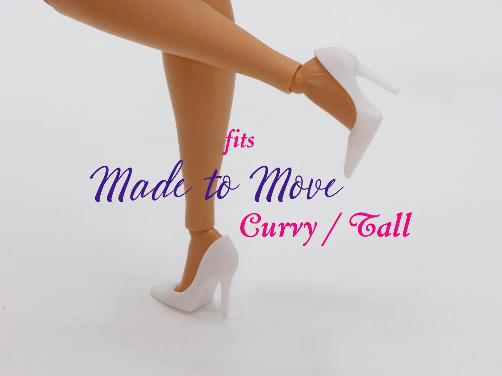 Curvy/Tall MTM Timeless Classic Pumps High Heels – For Made To Move for Barbie - Picture 12 of 13